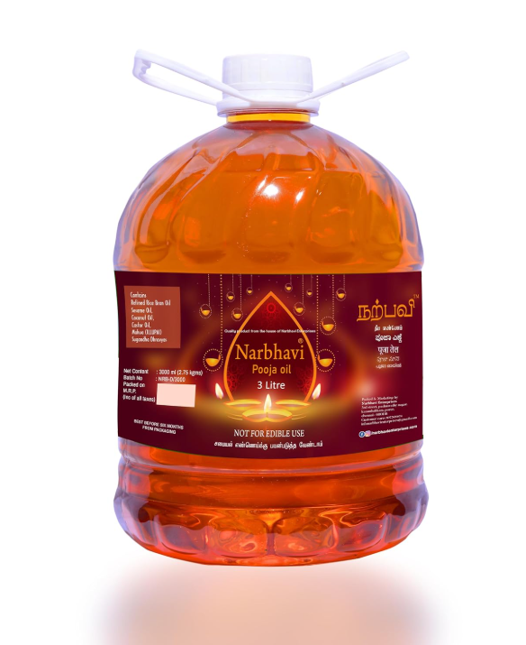Narbhavi Pure Panchguna Deepam Oil 3Liter